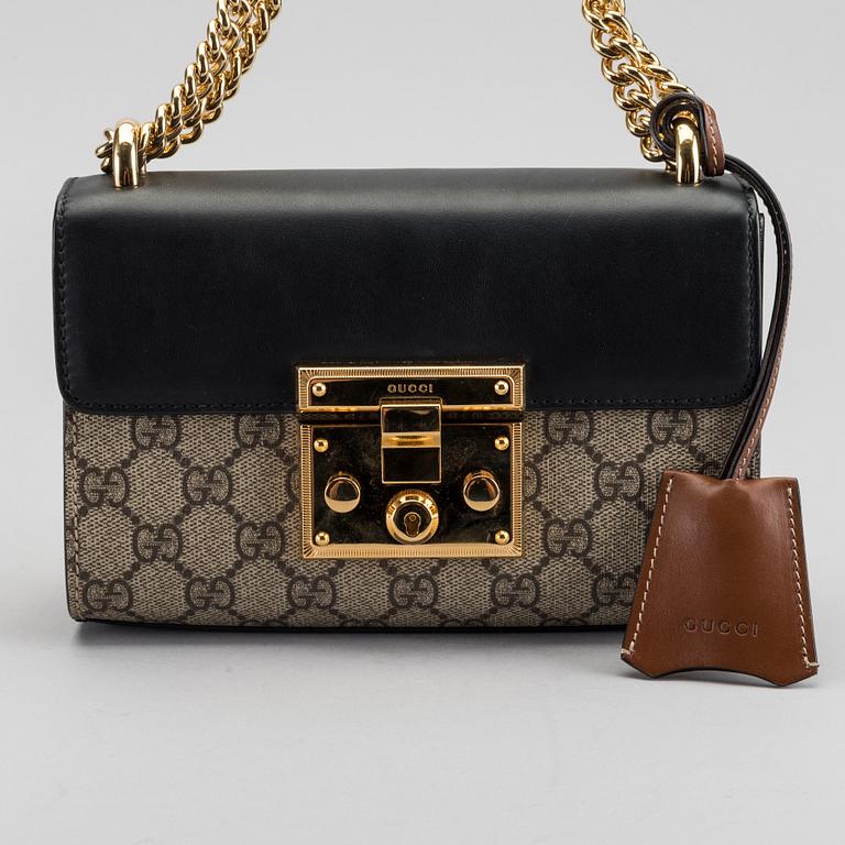 GUCCI "Padlock small GG shoulder bag".