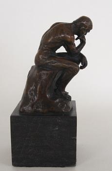 RODIN, AUGUSTE, efter. Skulptur, brons, sign.