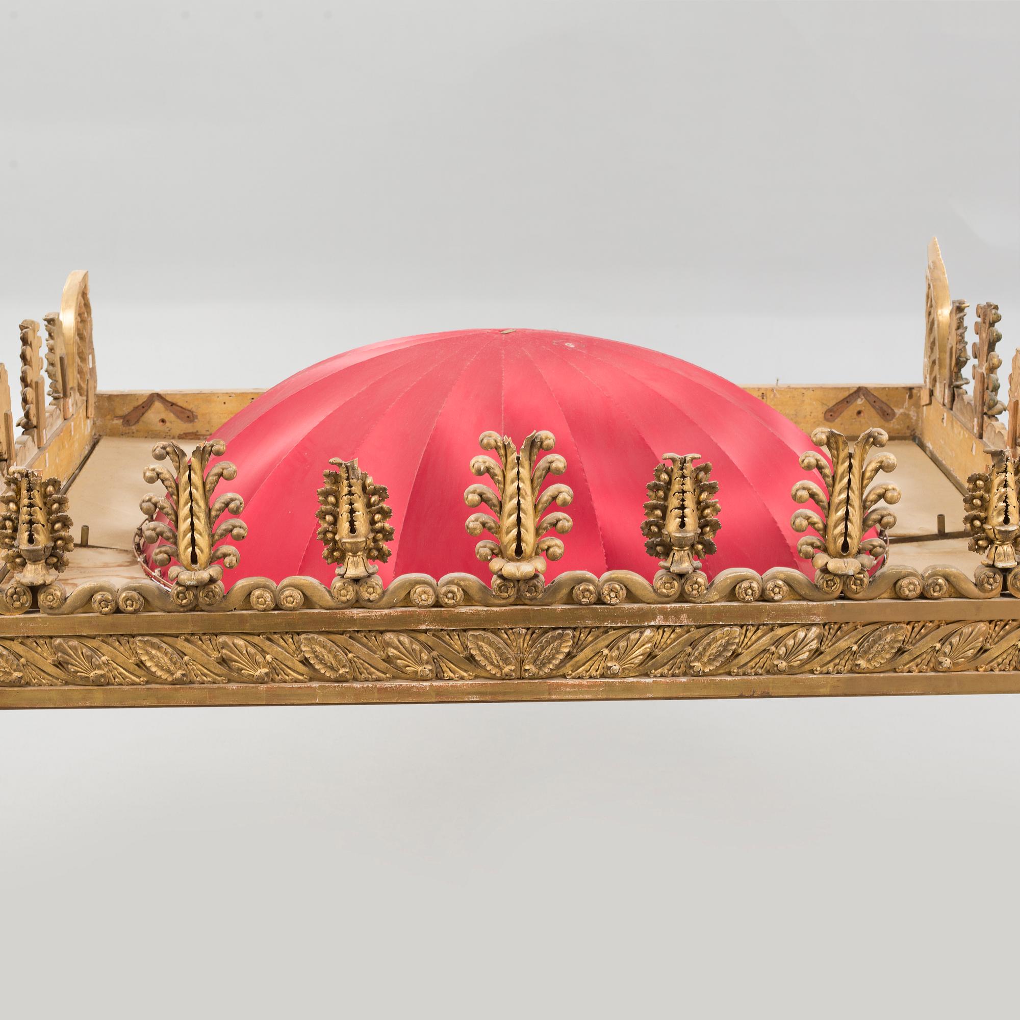 A 19th and 20th century empire baldaquin.