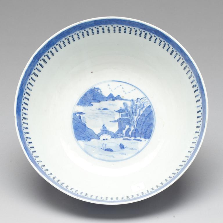 SKÅL, porslin, Kina, Qing-dynastin, 1800-talets slut.