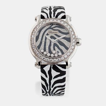 CHOPARD, Genève, Happy Sport "Zebra", wristwatch, 36 mm,