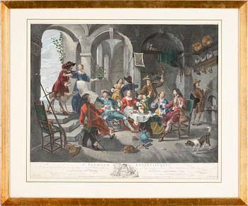 John & Josiah Boydell (publ) · JOHN & JOSIAH BOYDELL (PUBL), färggravyr, London, 1764.