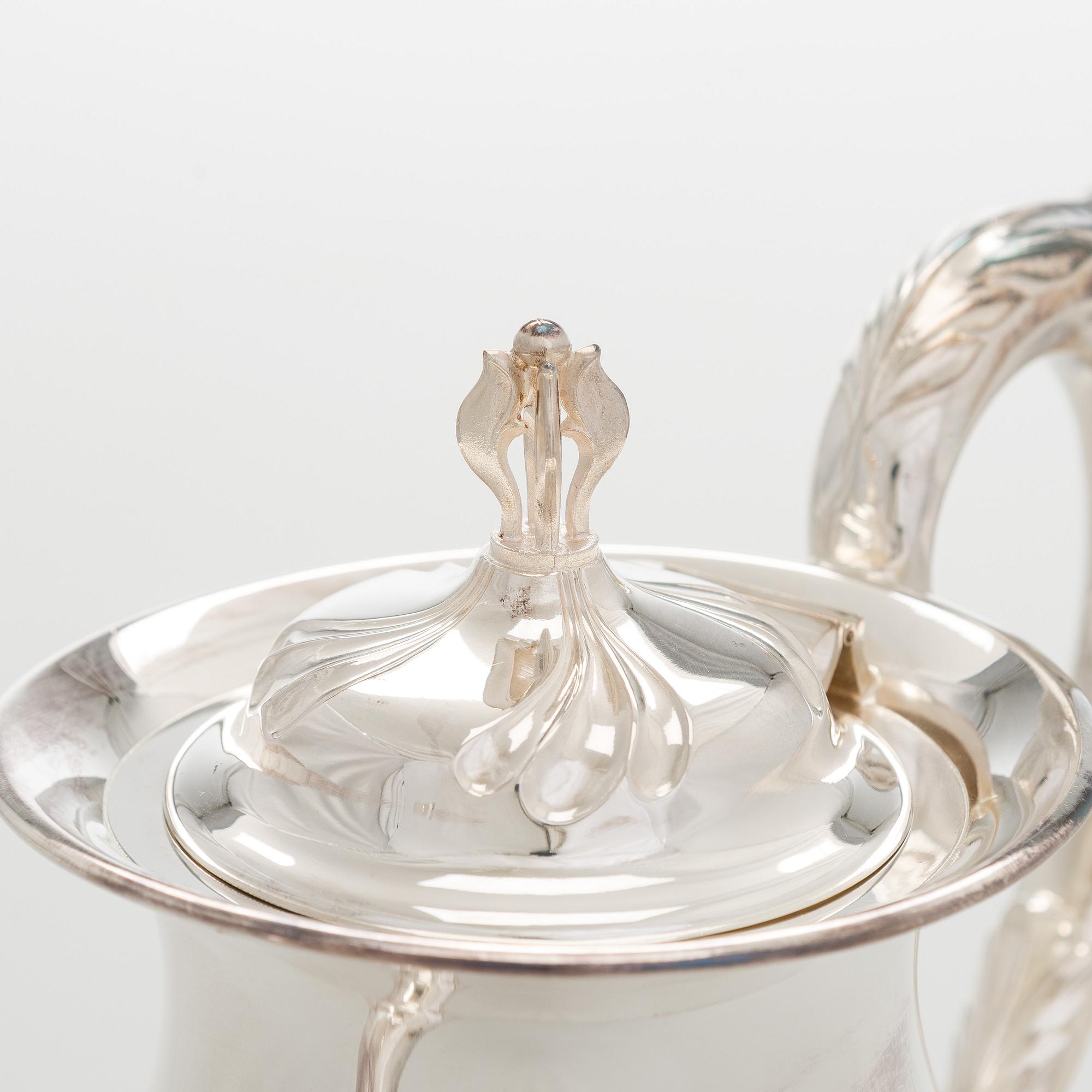 Kahvikannu, hopea, Kultakeskus Tavastehus, 1992.