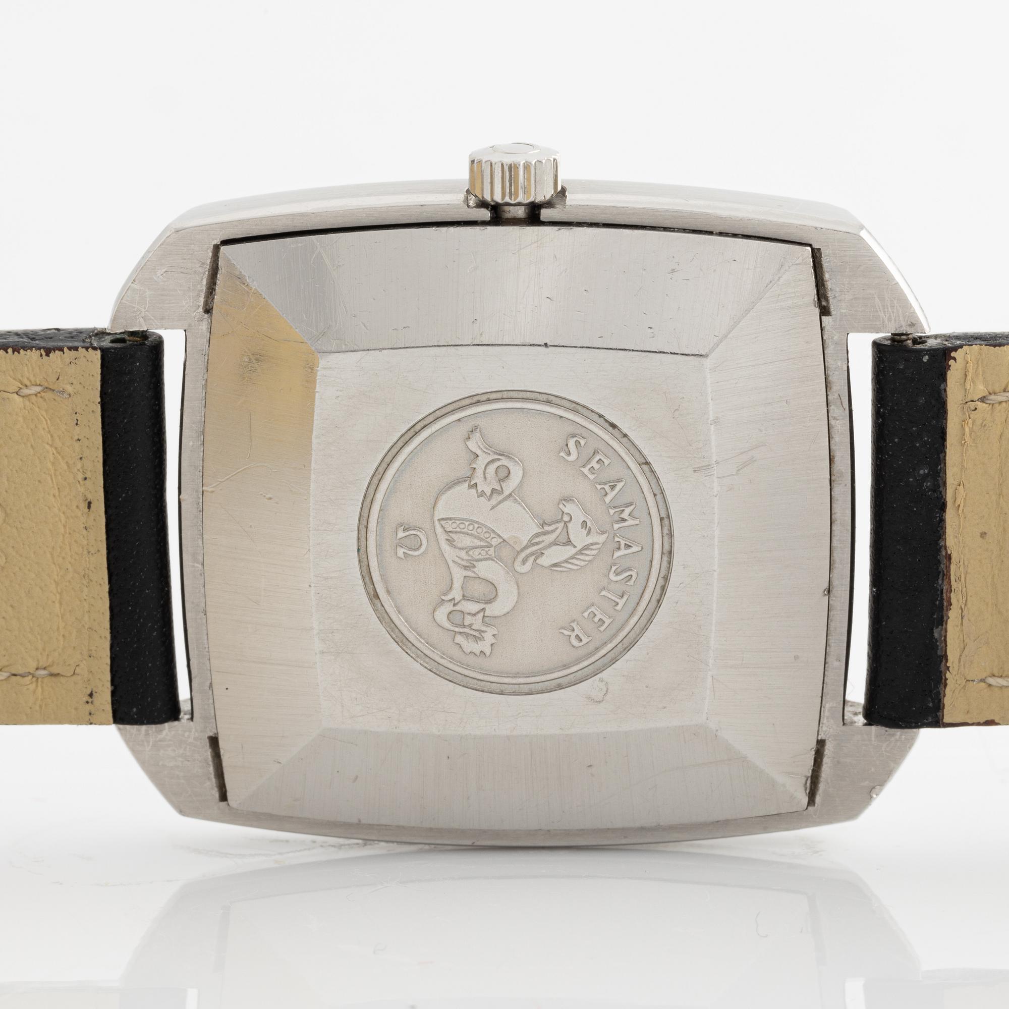 Omega, Seamaster "Compressor", armbandsur, 33.5 x 33.5 mm.