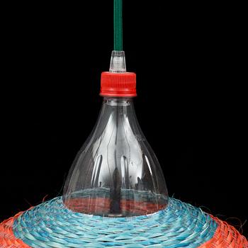 Five ceiling lights, 'PET lamp', Colombia, 2012.