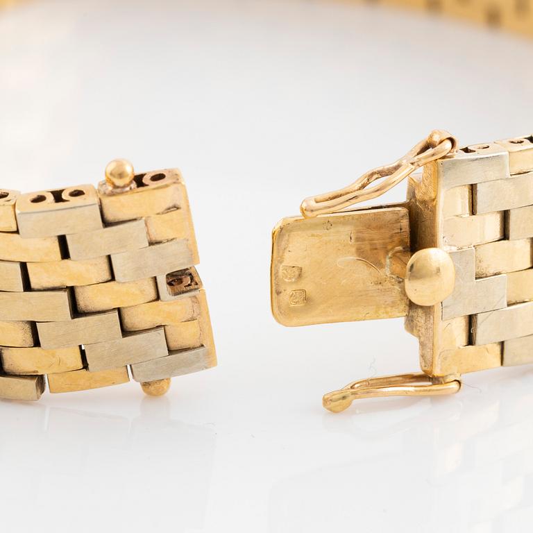 18K gold bracelet, Portugal.