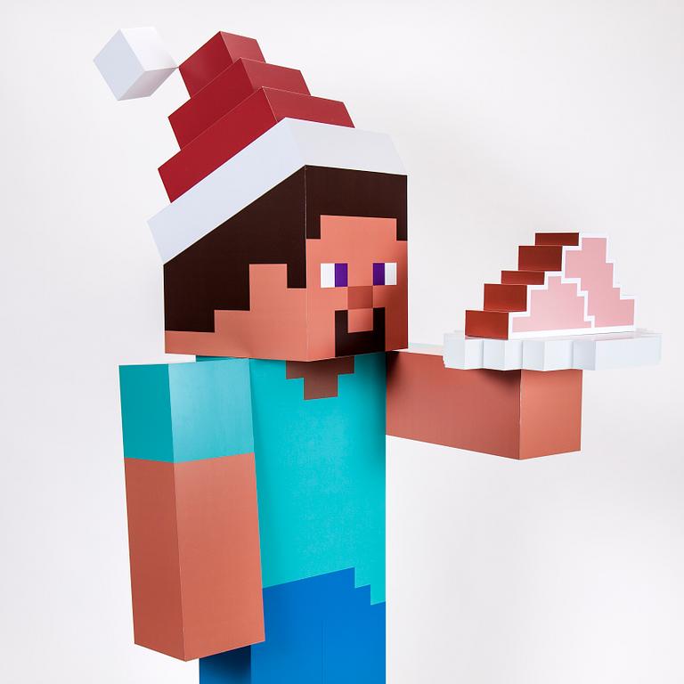 MINECRAFT STEVE, NK 2015, JoAnn Tan Studio.