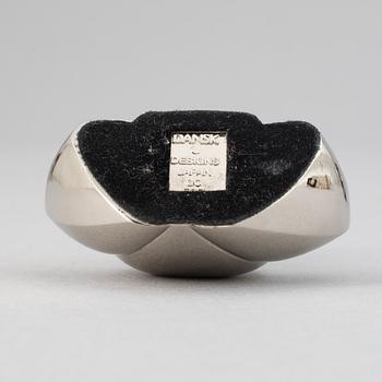 Gunnar Cyrén mfl, figuriner, 4 st, silverpläterad zink, Dansk Designs, Japan.
