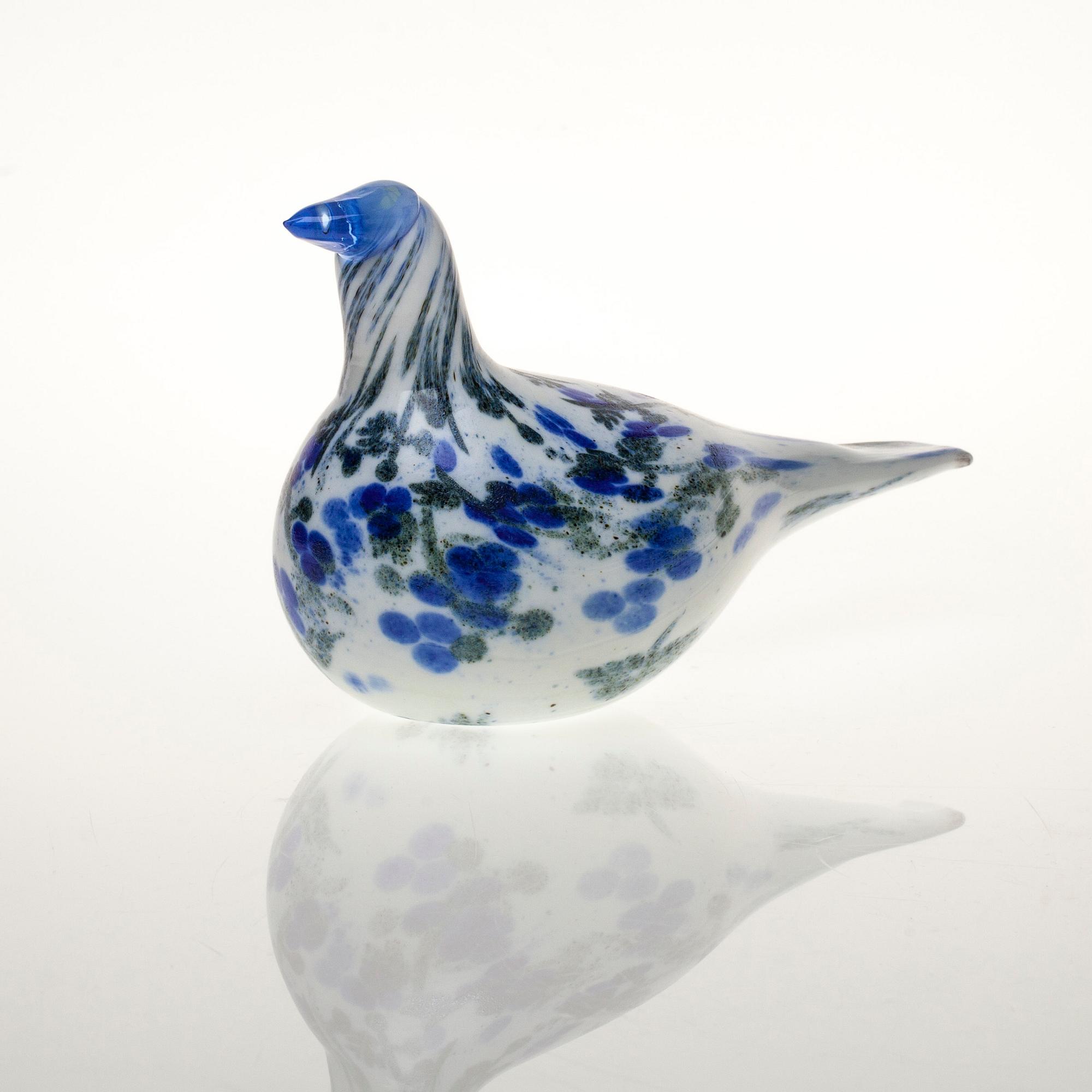 FIGURIN, glas, signerad O. Toikka, Nuutajärvi.
