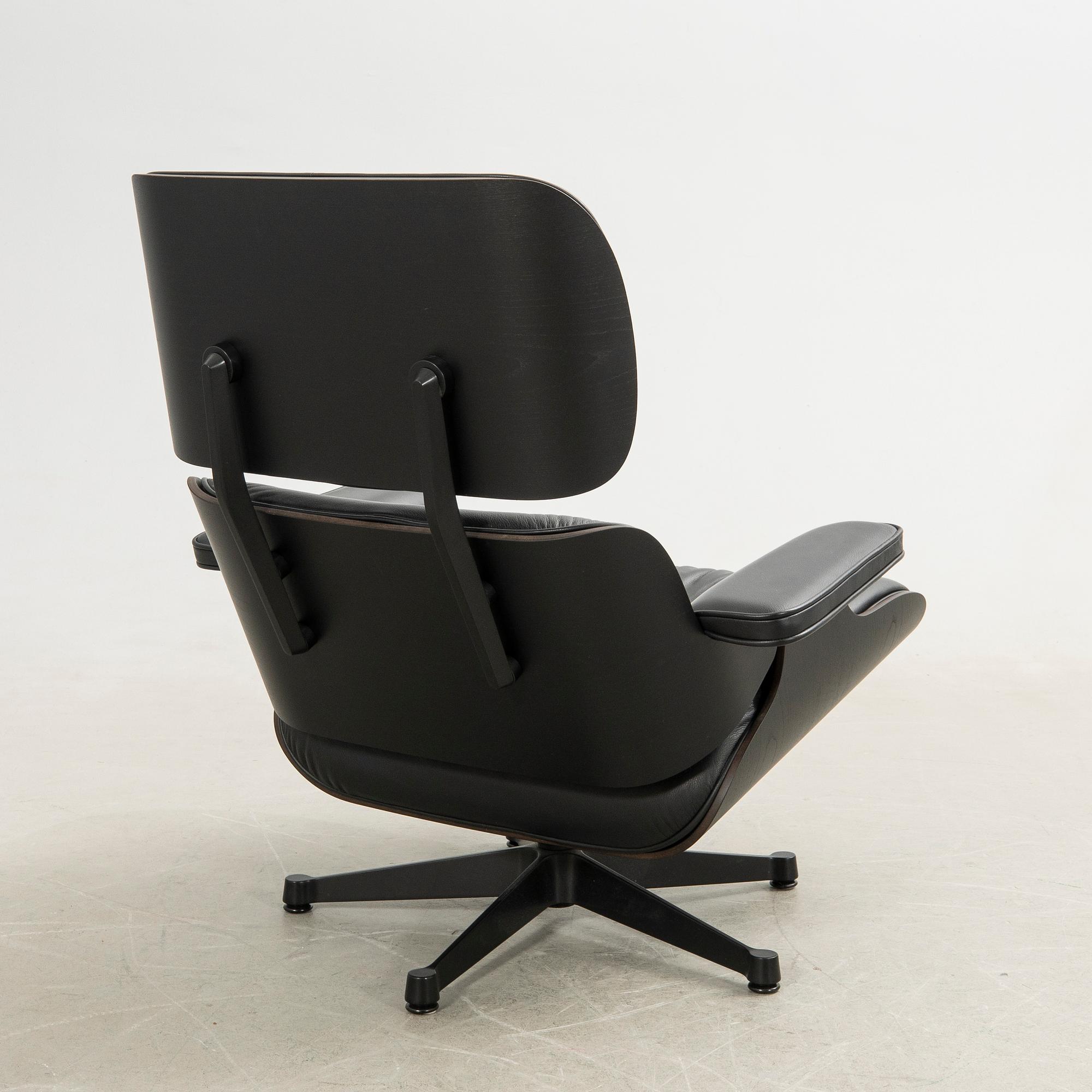 Charles & Ray Eames, "Lounge Chair", Black Chestnut, Vitra, 2023.