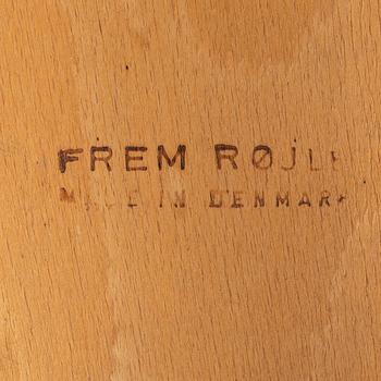 HANS OLSEN, a five-piece teak fining suite from Frem Røjle, Denmark, 1950's/60's.