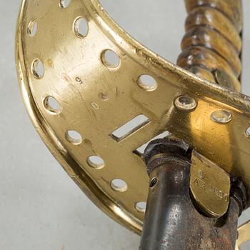 A sword for the swedish army, m/1867.