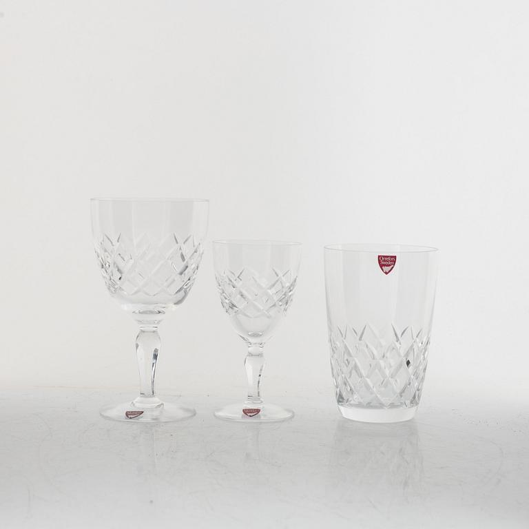 Gunnar Cyrén, glasservis, 30 delar, "Karolina", Orrefors.