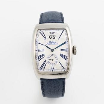 Dubey & Schaldenbrand, Aerodyn, Date, wristwatch, 33 x 43 mm.