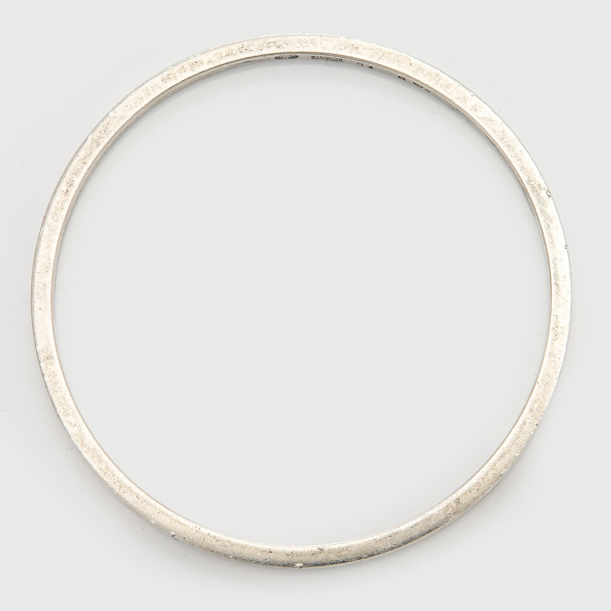 Armring, sterlingsilver, Danmark, firma Georg Jensen.