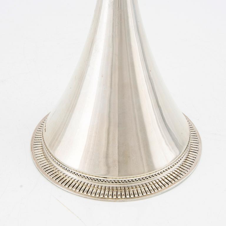 Wiwen Nilsson, ljusstake sterling silver Lund 1952,