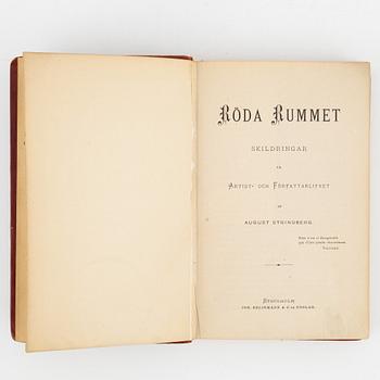 Bok, August Strindberg, "Röda rummet", originalupplagan, Stockholm 1879.