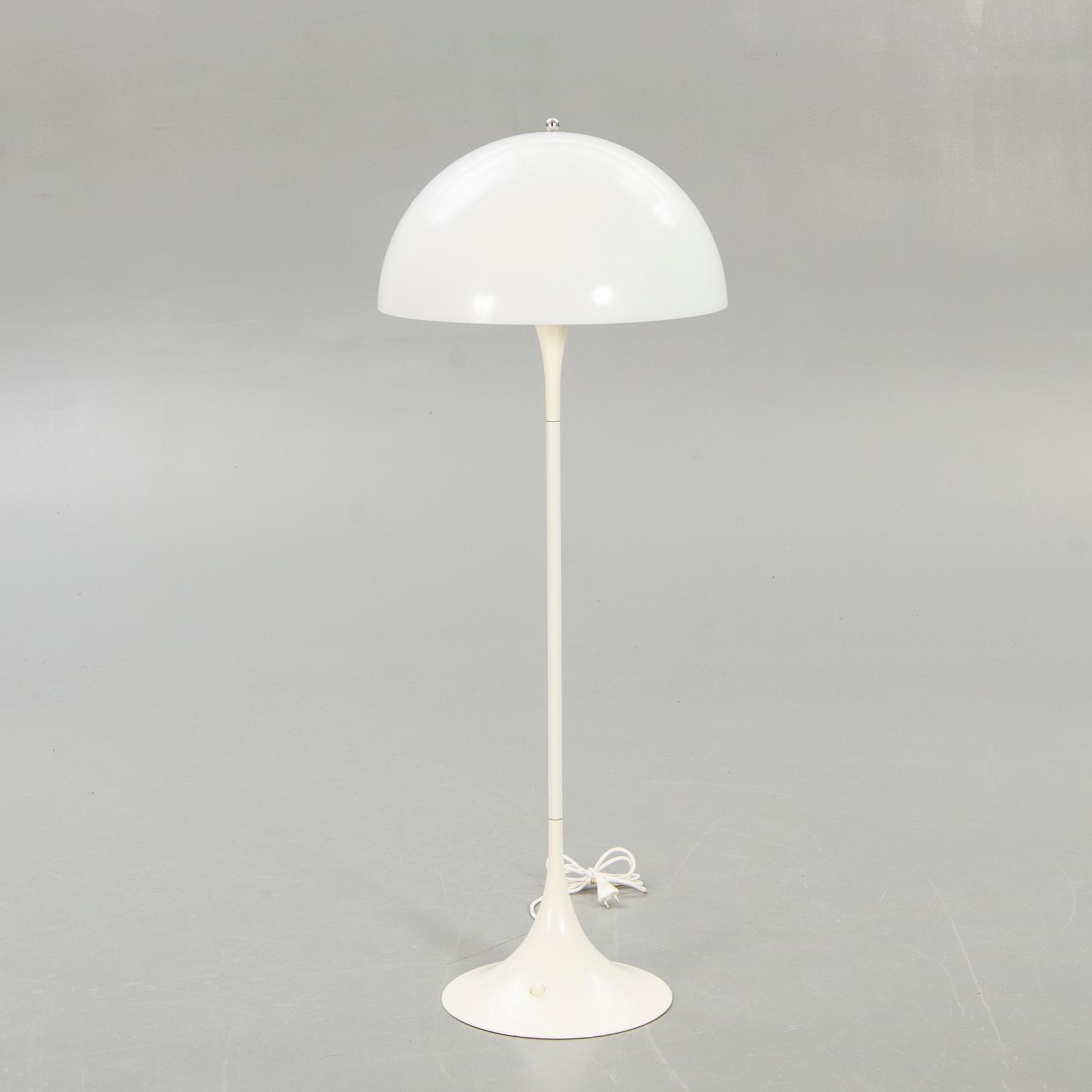 Verner Panton, a Pantella floor lamp later part of 20th century Denmark.