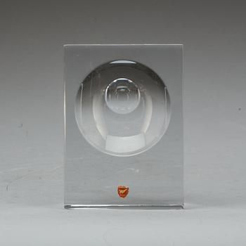 SKULPTUR, glas, Sven Palmqvist, Orrefors Expo, signerad R736.71.