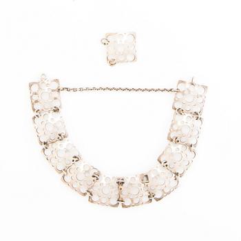 RANNEKORU, sterlinghopeaa, N. Westerback, Helsinki.