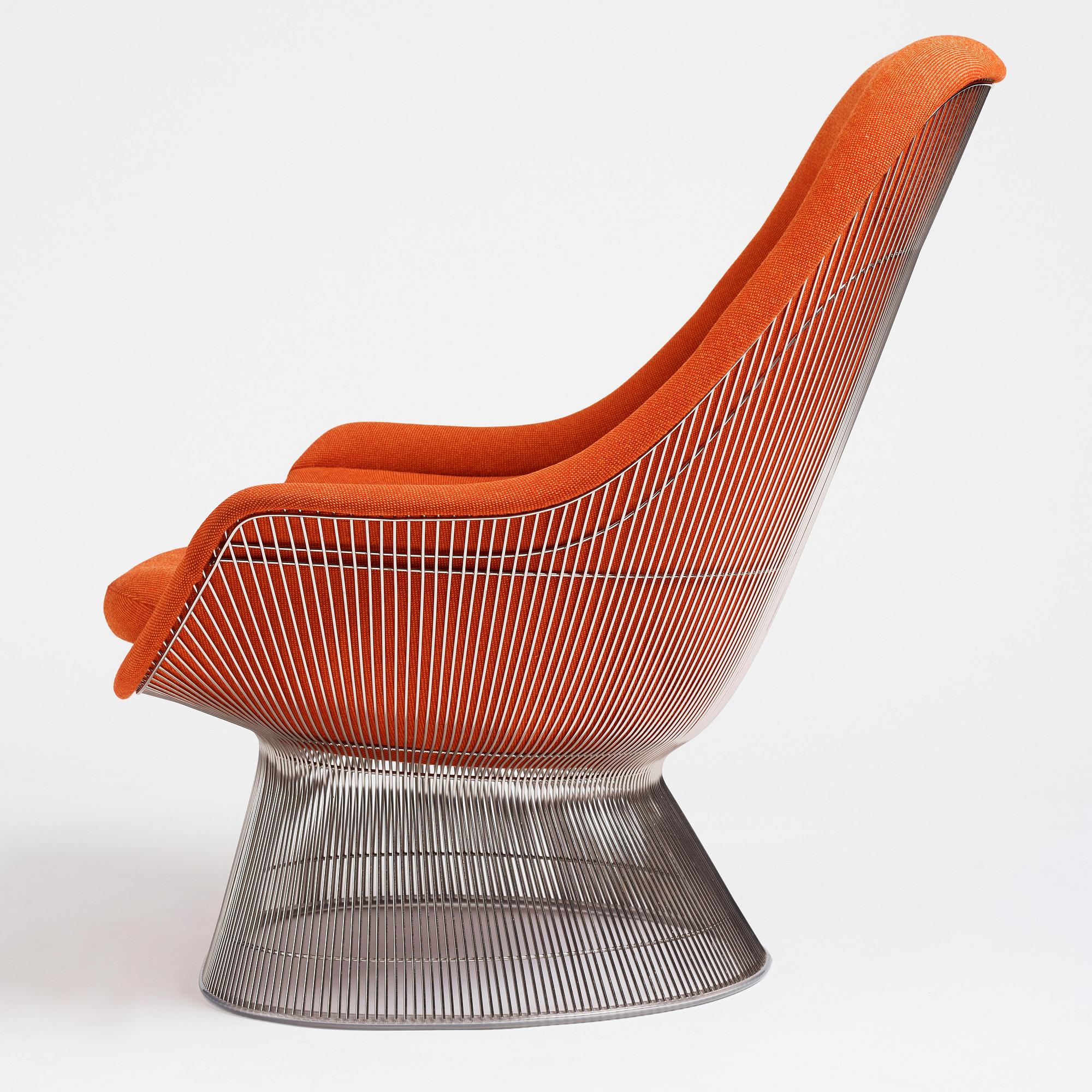 Warren Platner, a model "1705" easy chair, for Knoll International, post 1962.