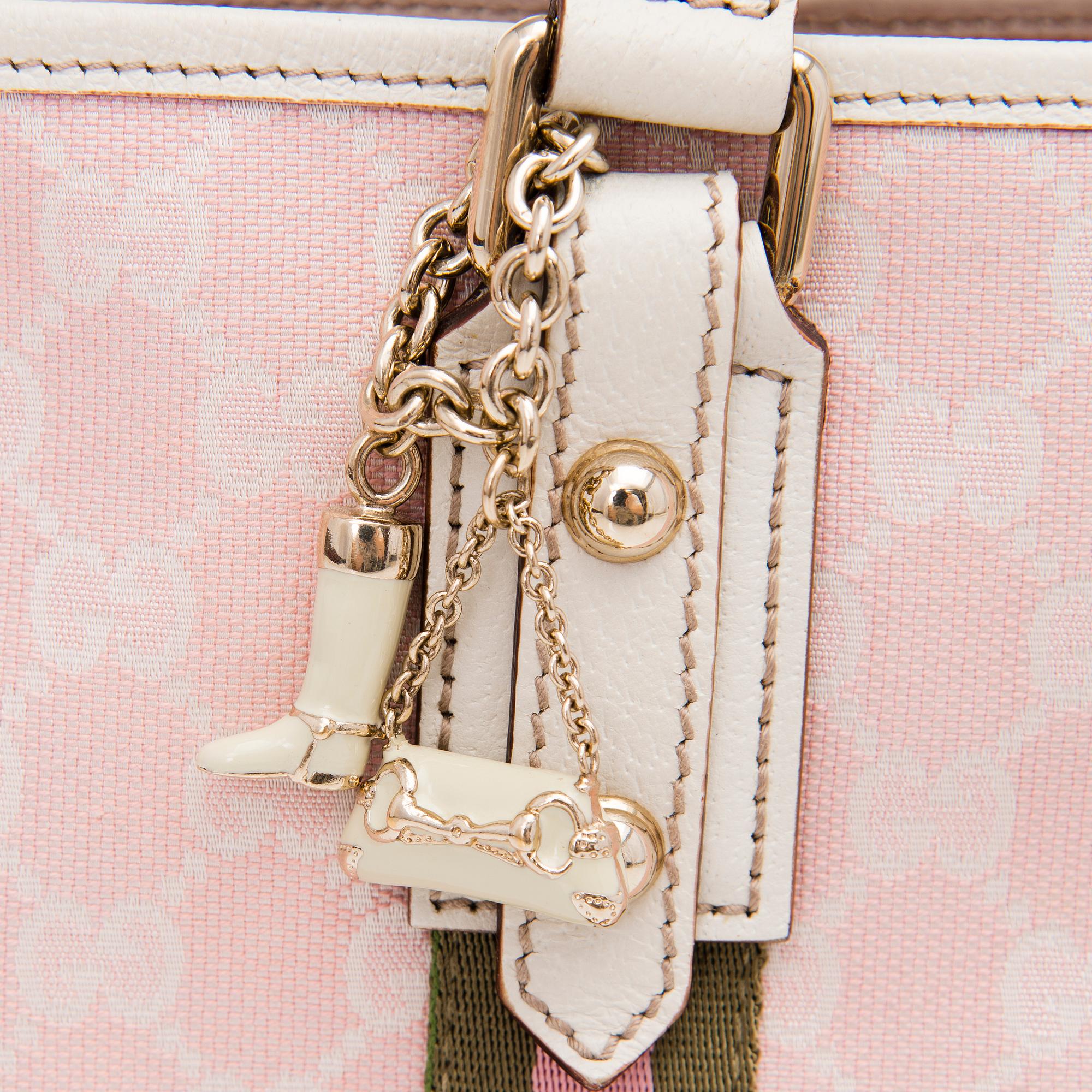 A Small Guccissima Canvas Tote Bag.