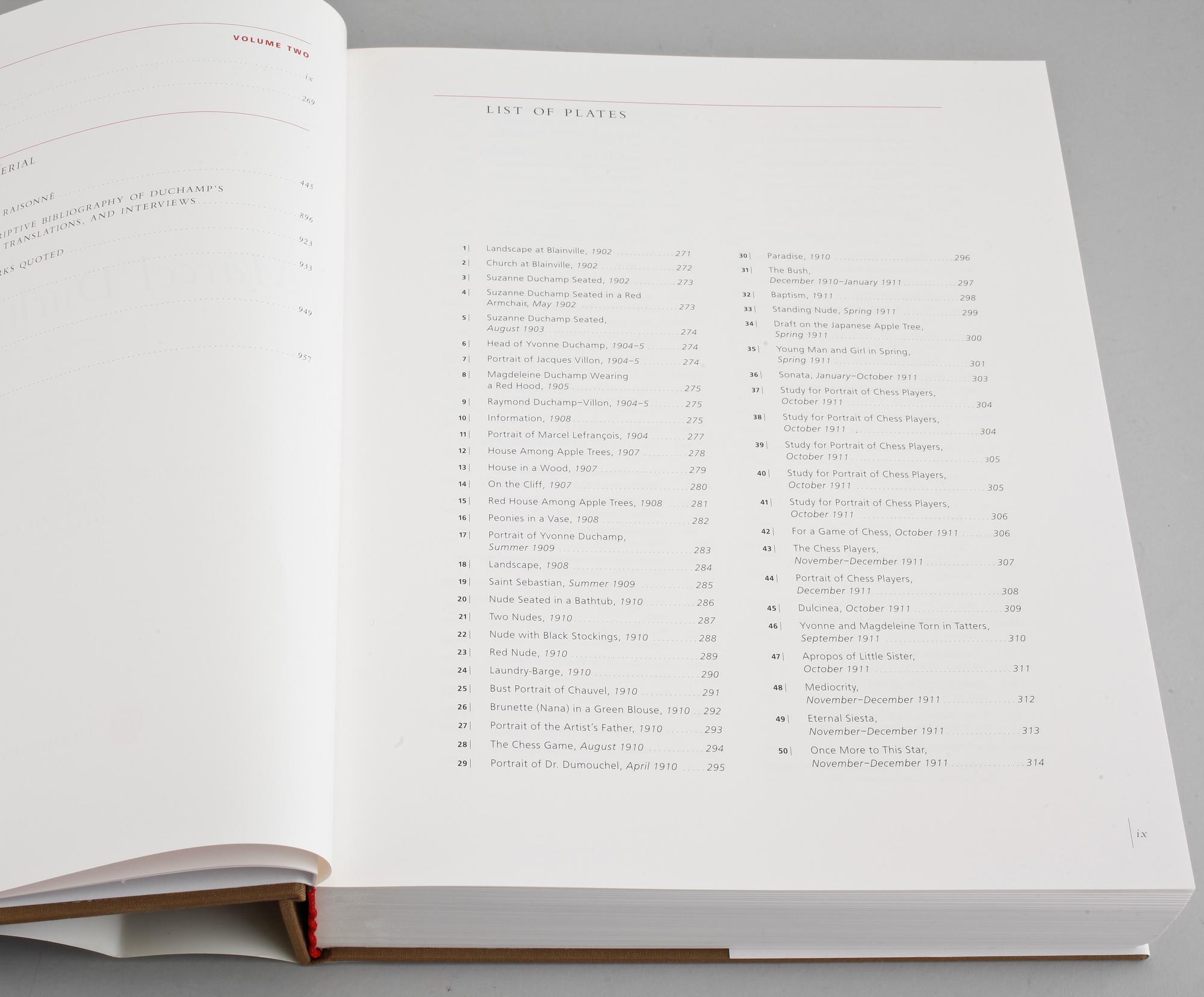 ARTURO SCHWARTZ, vol I, II "The complete works of Marcel Duchamp", expanded version, Thames and Hudson, London, 1997.