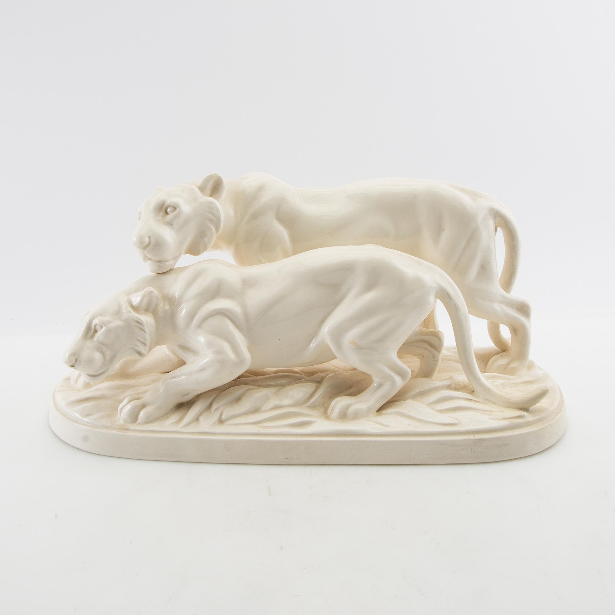 Figure group Katzhütte Germany first half of the 20th century porcelain.