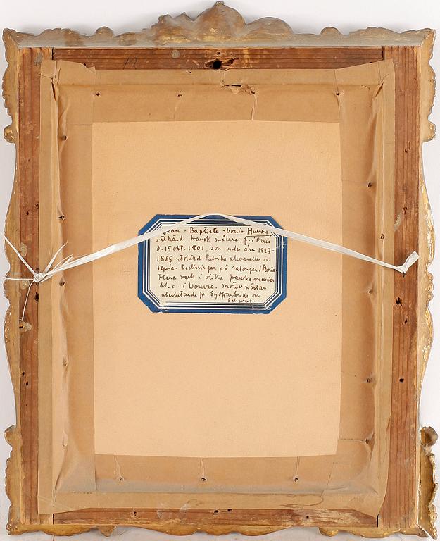 JEAN-BAPTISTE LOUIS HUBERT, tillskriven, akvarell med täckvitt, signerad.