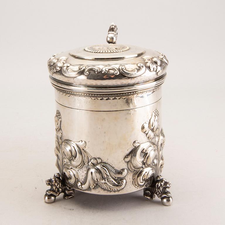 A Swedish 20th century silver tankard nark of CG Hallberg Stockholm 1949 weight 1120 gr.
