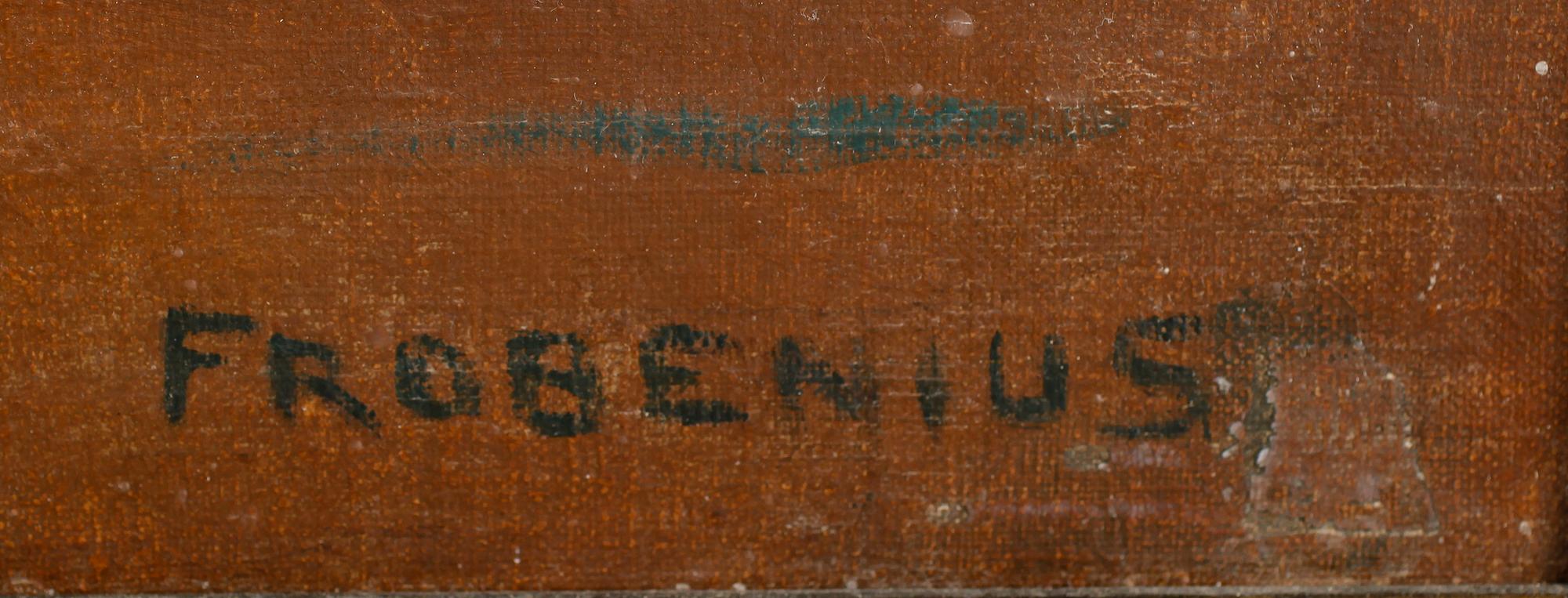 HERMANN FROBENIUS, olja på duk signerad.