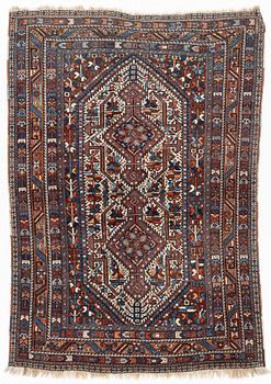 A carpet, Shiraz, circa 211 x 147 cm.