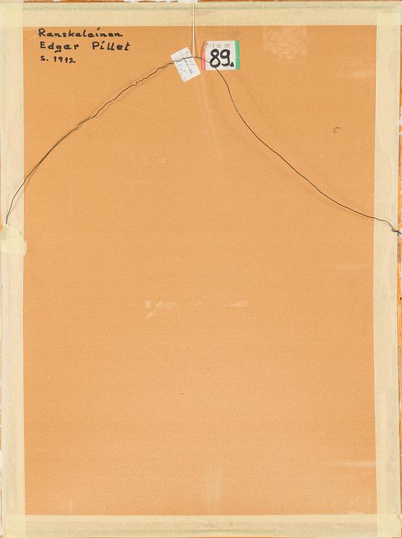 Edgard Pillet, serigrafi, signerad och numrerad 39/75 med blyerts.