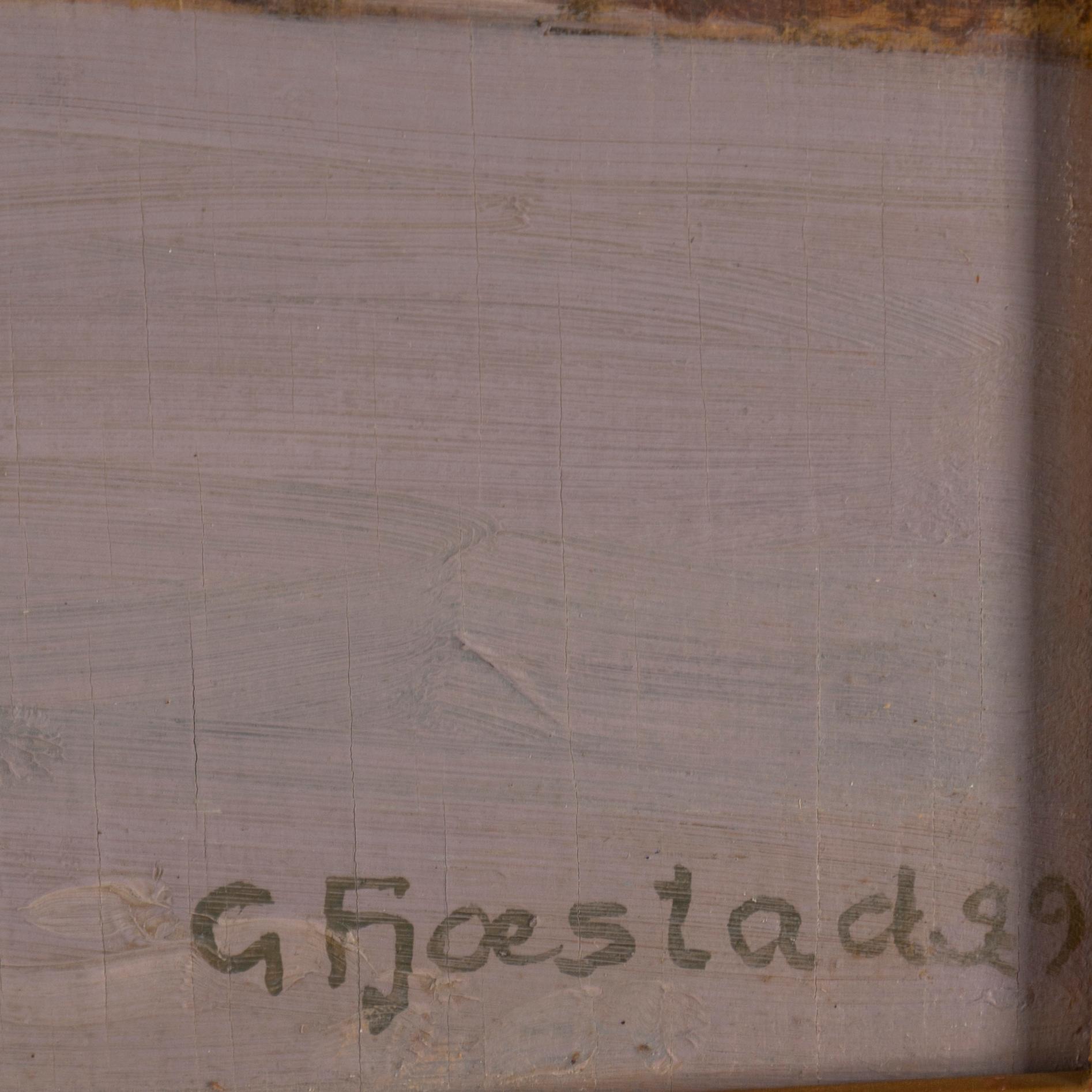 GUSTAF FJAESTAD, oil on panel, signed and dated -29.