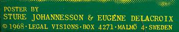 STURE JOHANNESSON & EUGENE DELACROIX, affisch.