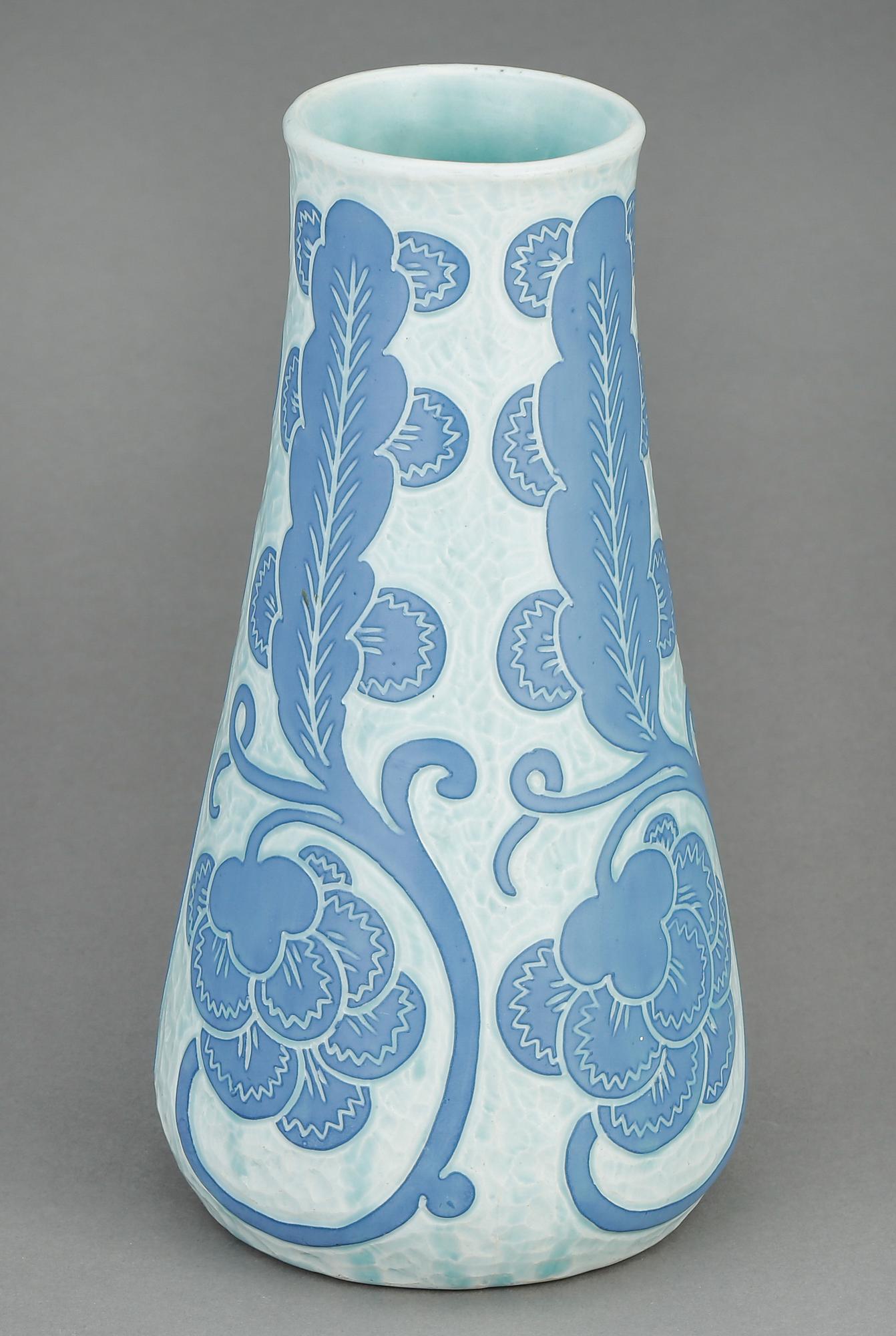 VAS, flintgods, Josef Ekberg, Gustavsberg, 1921.