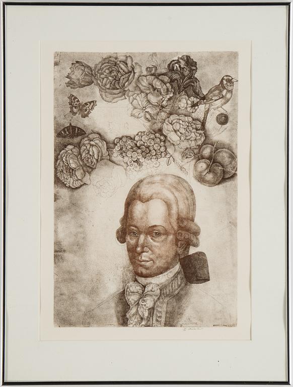 Jiri Anderle, etsning, signerad 20/60.