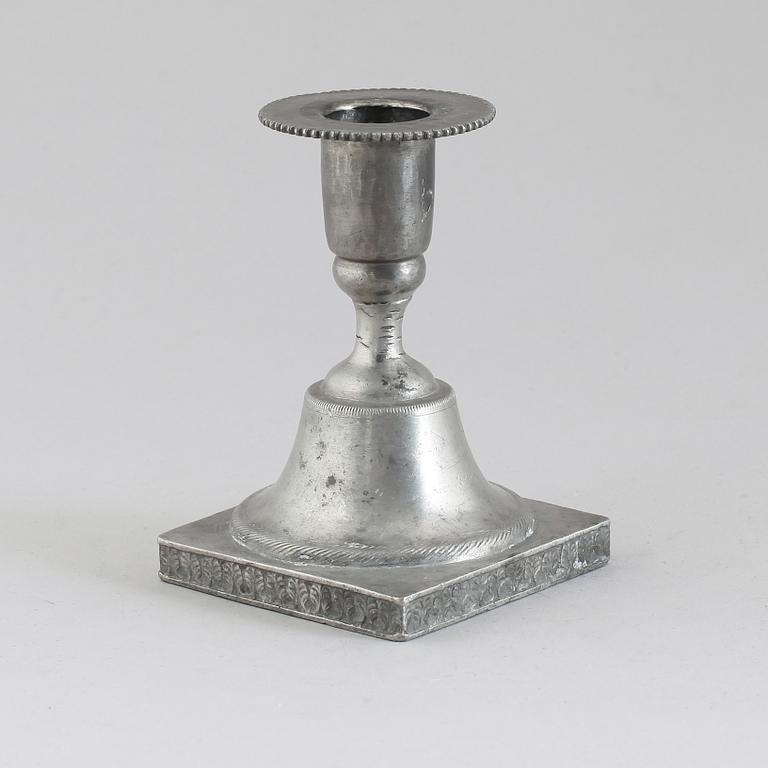 LJUSSTAKE, tenn, Nils Justelius, Ekesiö 1828.