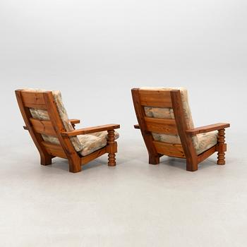 Collden, a pair of armchairs model "Tälja", Sweden 1960s.