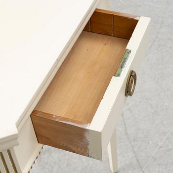 A Gustavian style side table, early 20th century.