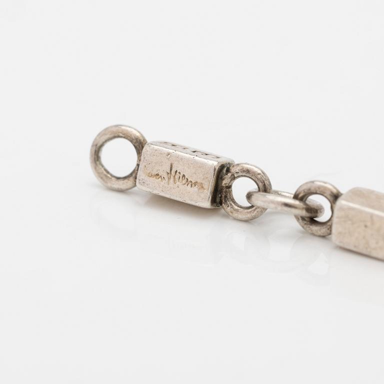 Wiwen Nilsson, Bracelet, sterling silver, Lund, 1945.
