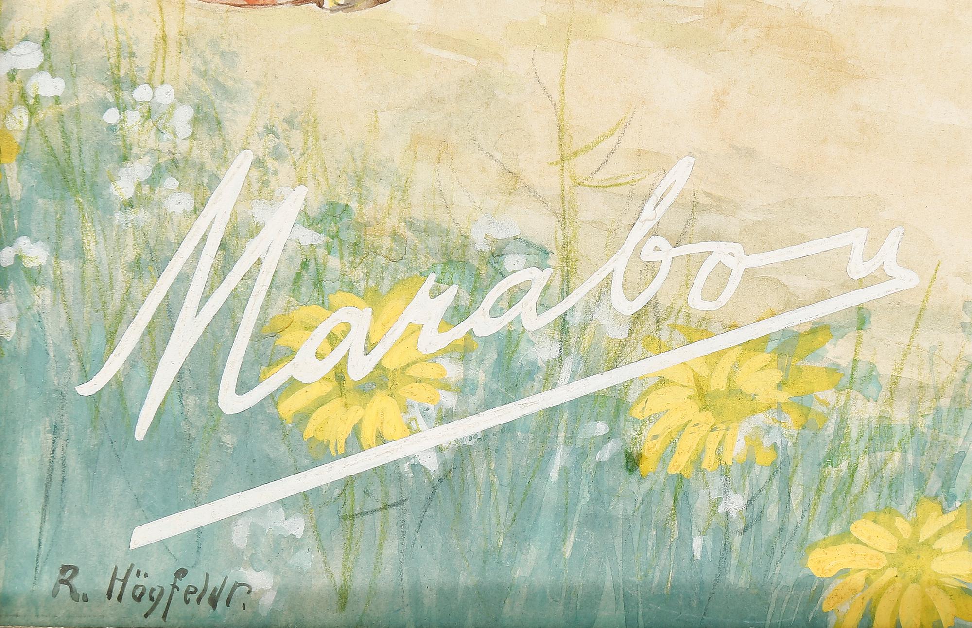 ROBERT HÖGFELDT, gouache, signerad.