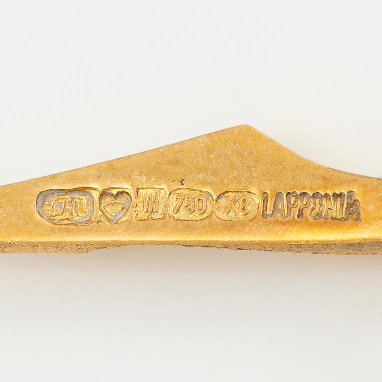 Björn Weckström, collier, "Pearlflower", Fyrklövern Lapponia, Finland, 1999.