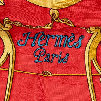 Hermès, scarf, "L'Instruction du Roy en l'exercice de Monter à Cheval".