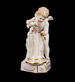 FIGURIN, porslin, Meissen, 1800/1900-tal.