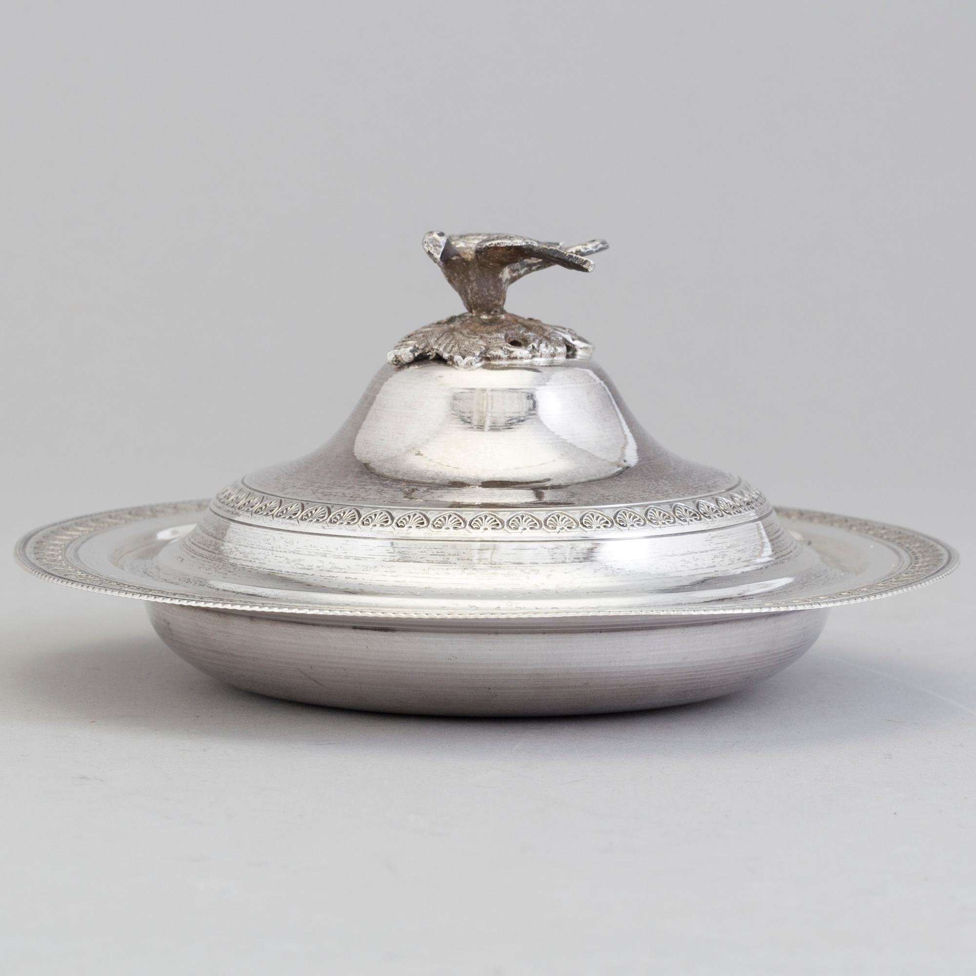 A silver bowl from the Ottoman empire, probably. Total weight 189 grams.