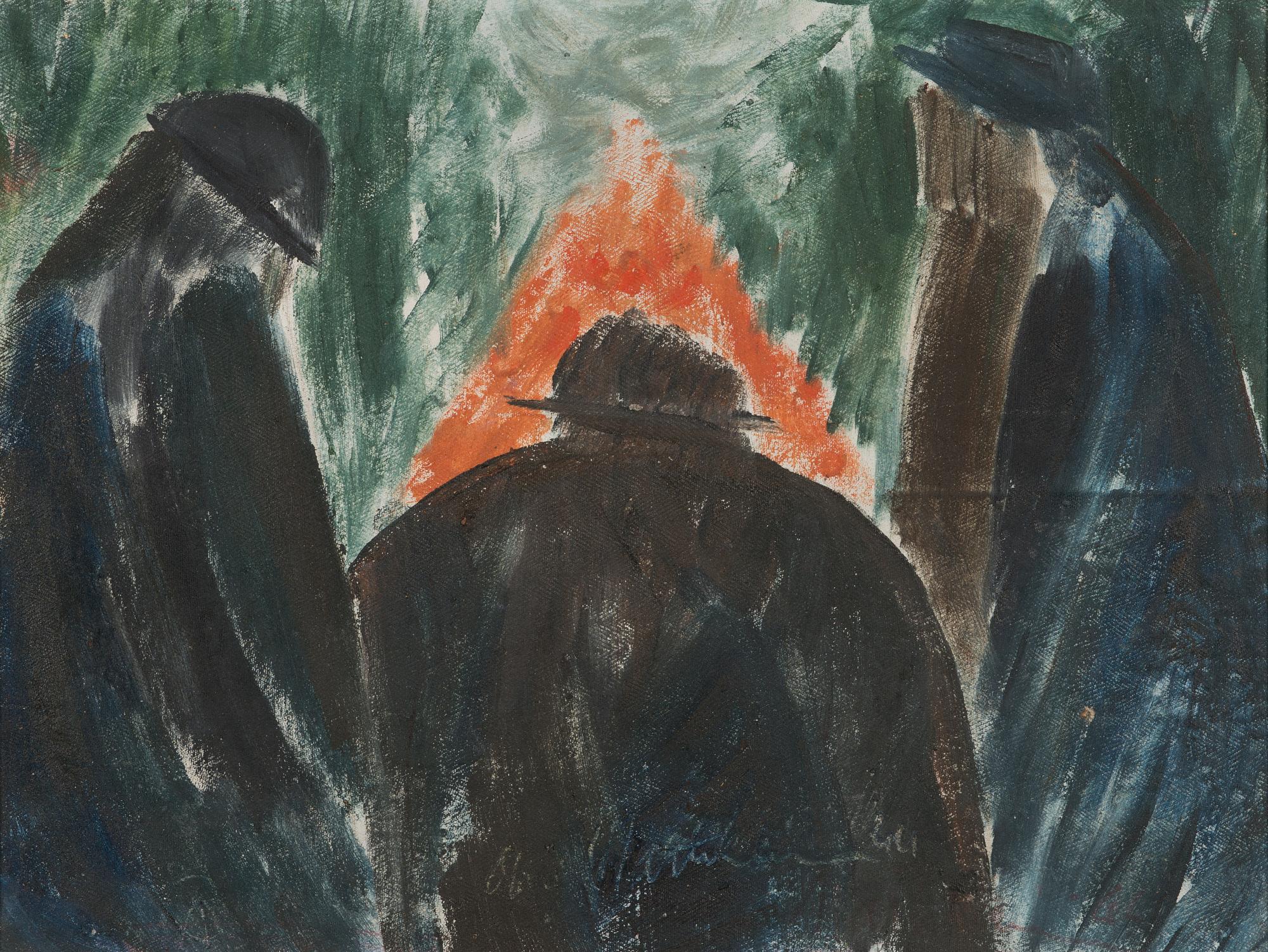 Olavi Martikainen, oil on canvas laid on board, signed and unclearly dated.