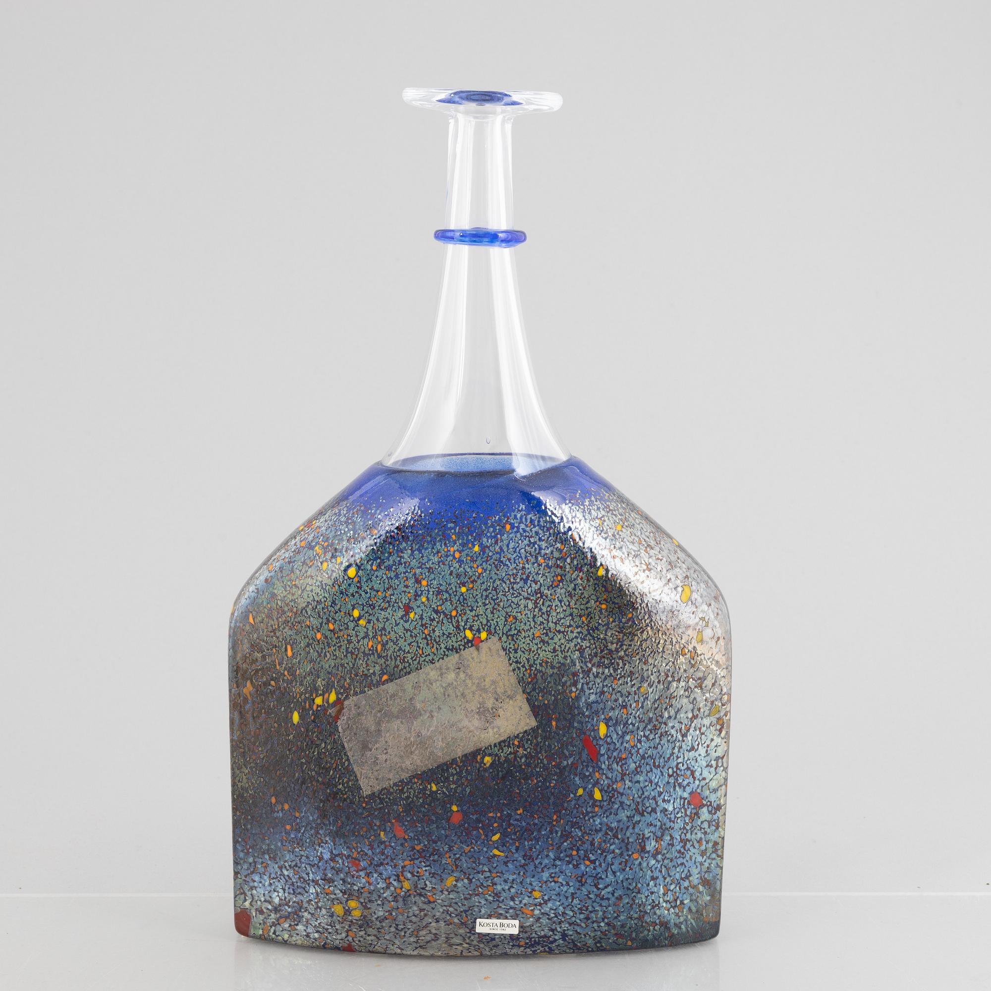 Bertil Vallien, vase, Kosta Boda.