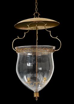 A Swedish 18th century two-light lantern.