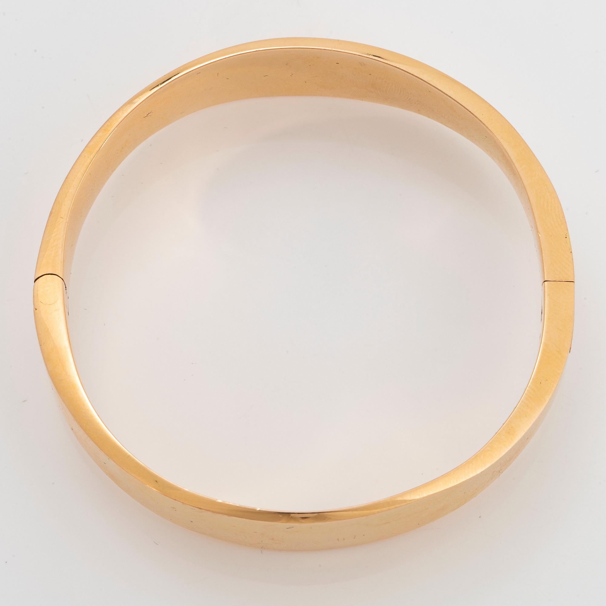 Rey Urban, an 18k gold bangle, Stockholm 1969.